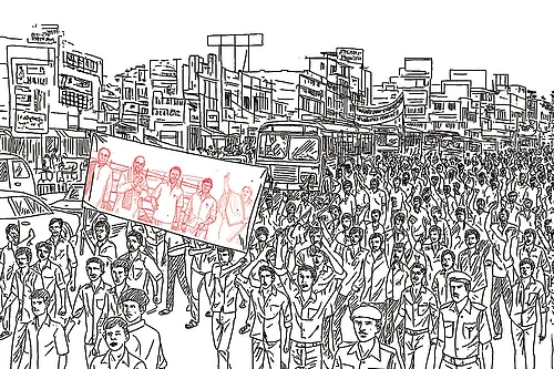 Illustration: Vikas Thakur : The political shift from the language of non-Brahmins to Dravidian is an important step in reclaiming the primacy of the non-Brahmin self, but whether such formulations escape the category ‘non-Brahmin’ remains an enduring problem.