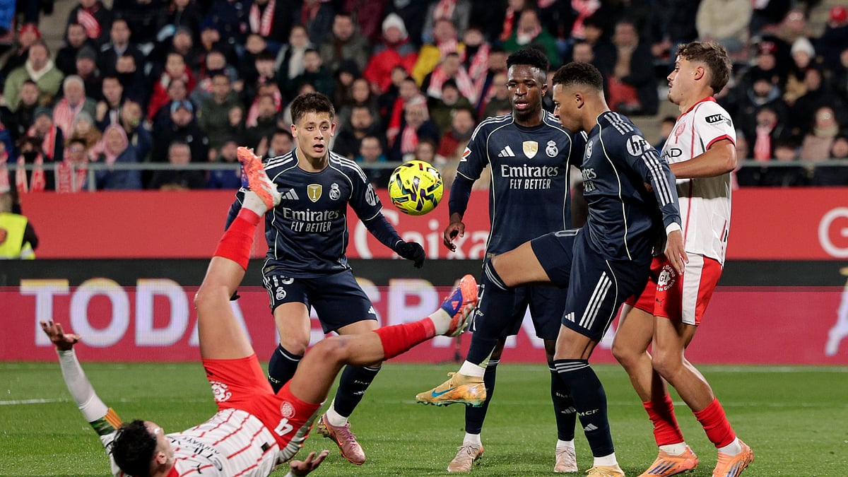 Real Madrid players in action.
