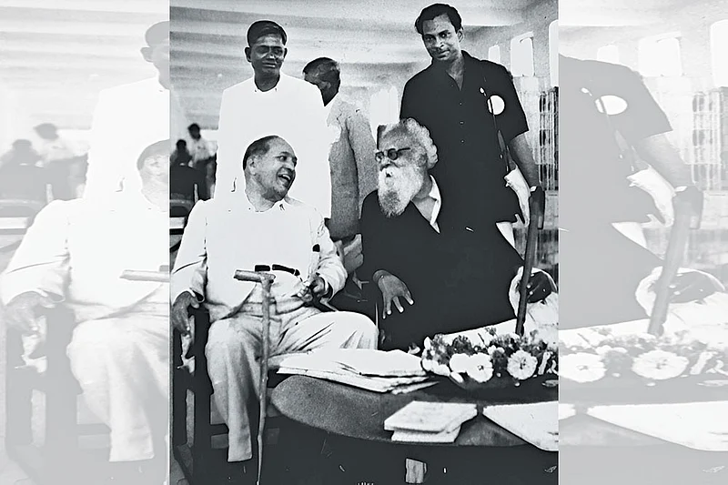 A Meeting of Minds: B.R. Ambdekar with Periyar at the Buddhist conference in Yangon in 1954