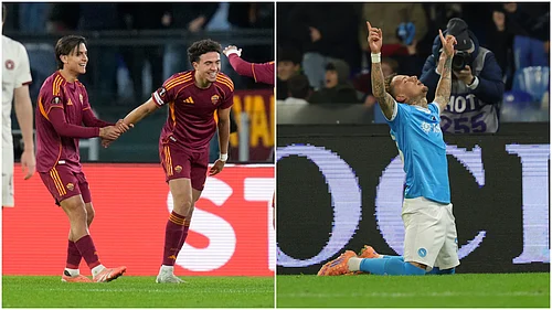 | Photo: AP : AS Roma vs Napoli Live Score, Italian Serie A 2025-26 Matchday 13.