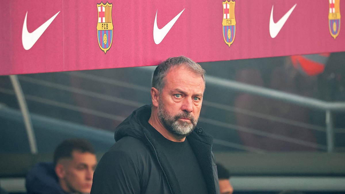 Barcelona head coach Hansi Flick