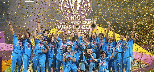 AP : India beat South Africa in the final to lift their first-ever Womens World cup trophy.