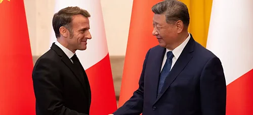 X.com : At the start of the talks, Macron acknowledged that while tensions and disagreements remain, both countries share a responsibility to “overcome differences for the greater good.”