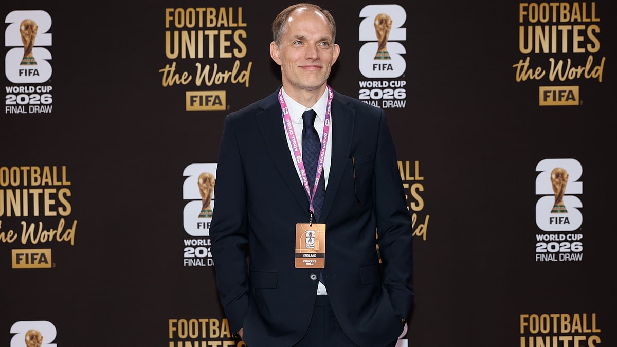 England boss Thomas Tuchel at the 2026 World Cup draw