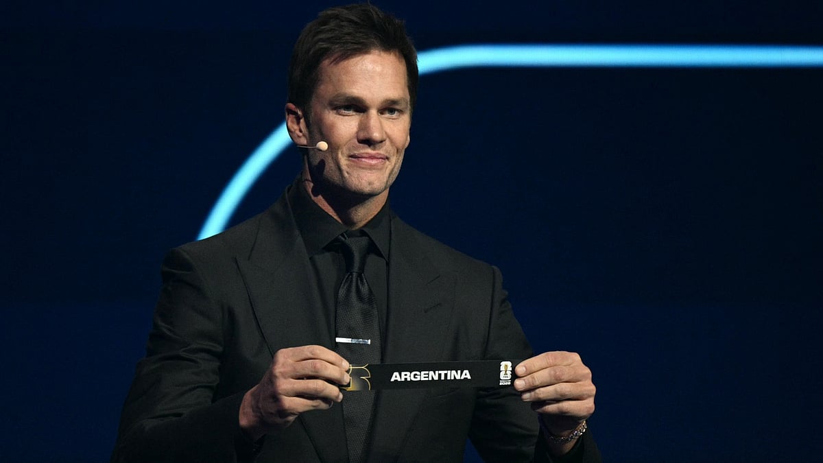 Tom Brady drew the balls from Pot 1 at the 2026 FIFA World Cup draw.