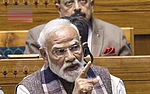 PTI : Prime Minister Narendra Modi speaks in the Lok Sabha