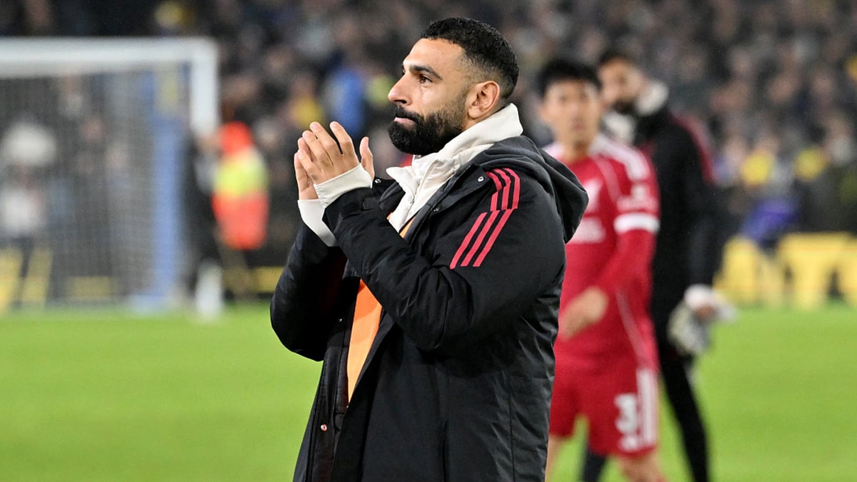 File : File photo of Mohamed Salah of Liverpool.