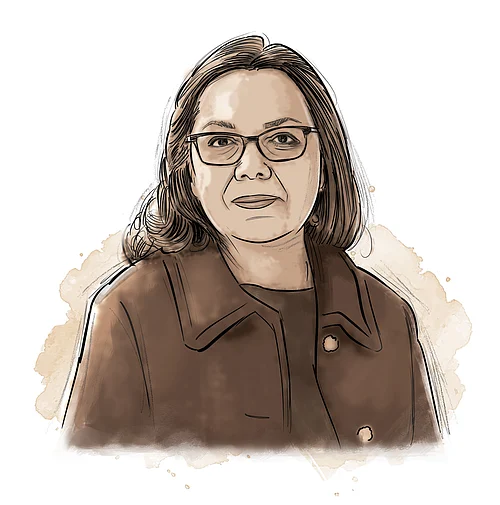 Illustration by Saahil : Fatemeh Aman is a senior fellow at the Middle East Institute