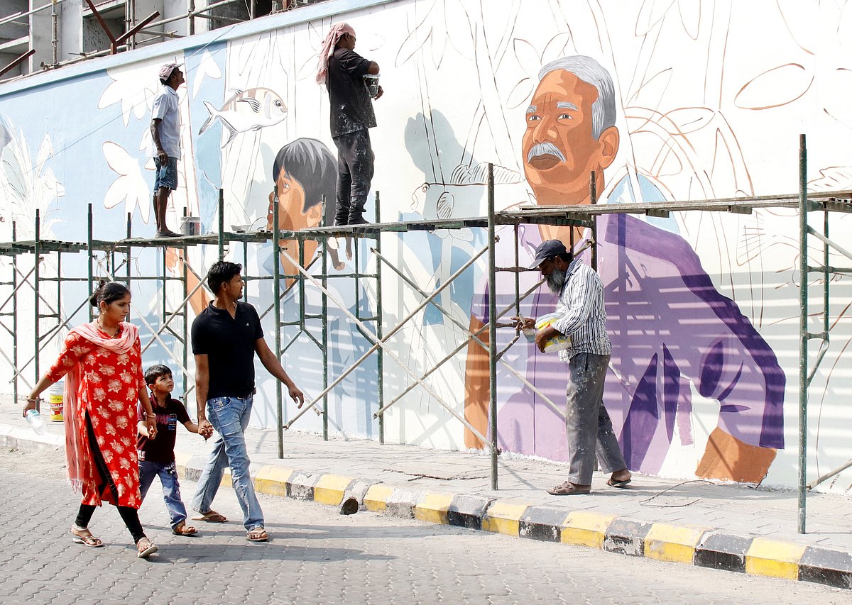 Special Arrangement : Ahead of Biennale 2025, Fort Kochi’s streets come alive with new murals and colours.