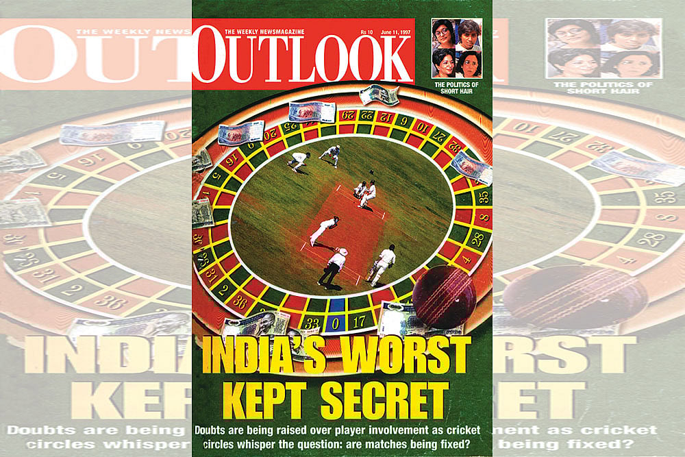 Outlook Archive  : Gambler’s Den: Estimates peg the turnover in a single one-dayer in betting centres across India at Rs 100 crore