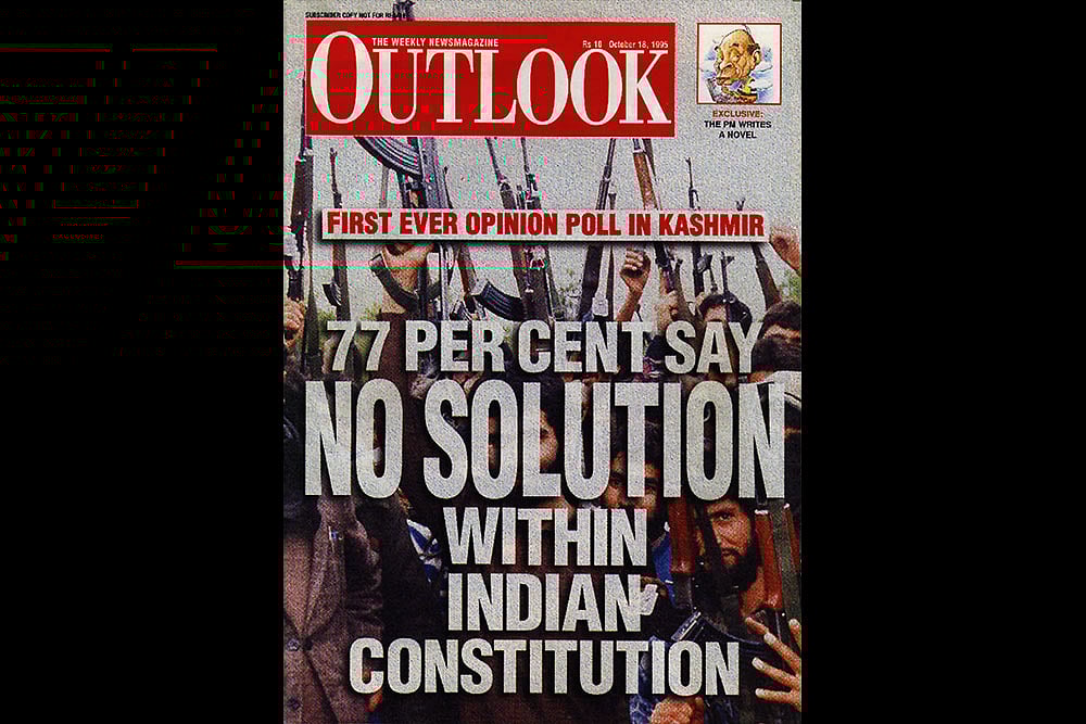 Outlook’s First: In the first-ever opinion poll conducted in the Kashmir Valley, pro-azadi feelings emerged strong. The issue also explored the new phenomenon of militant vs militant 