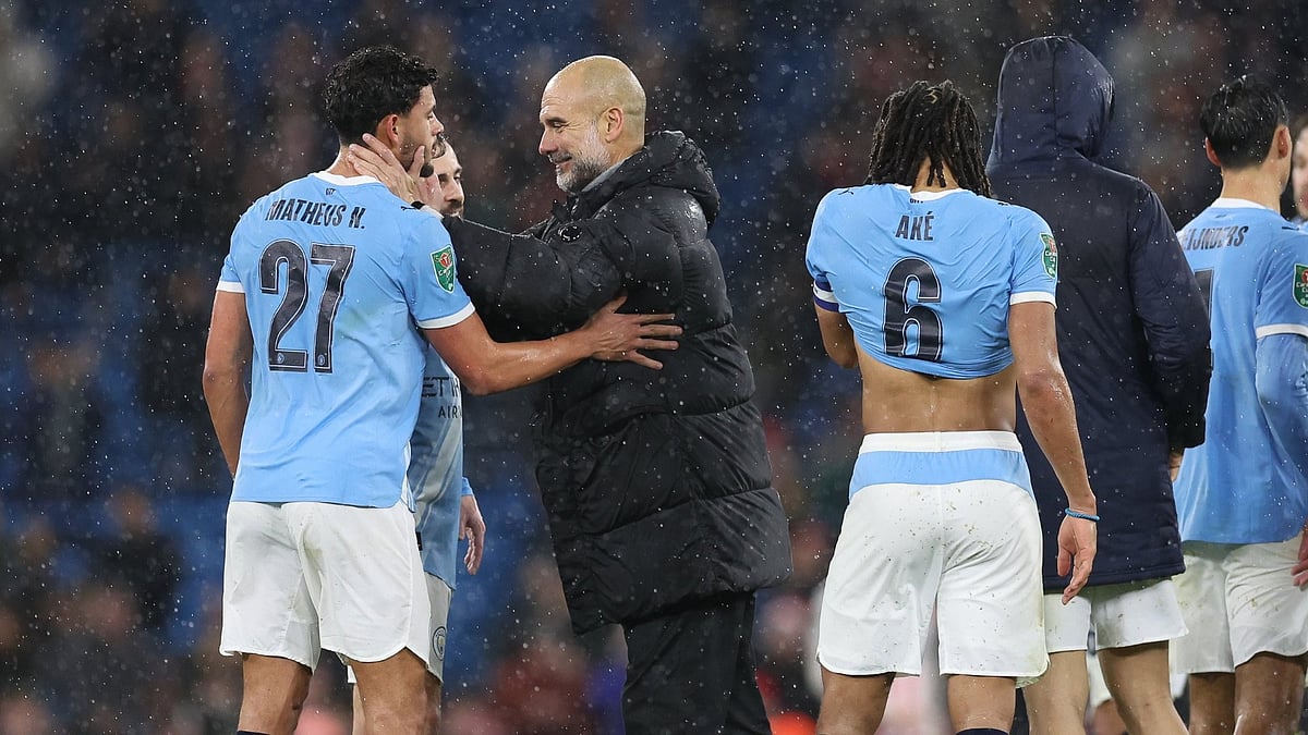 Opta : Pep Guardiola during Manchester City's EFL Cup win over Brentford