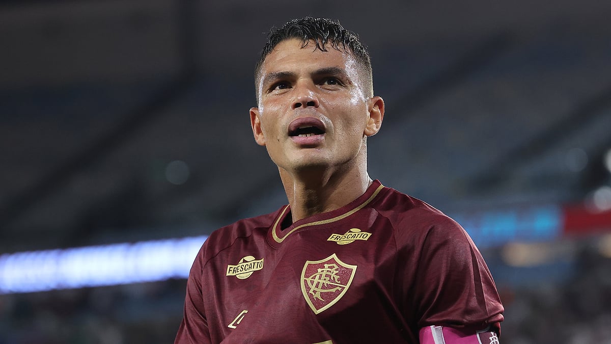 File photo of Thiago Silva in action for Fluminense.
