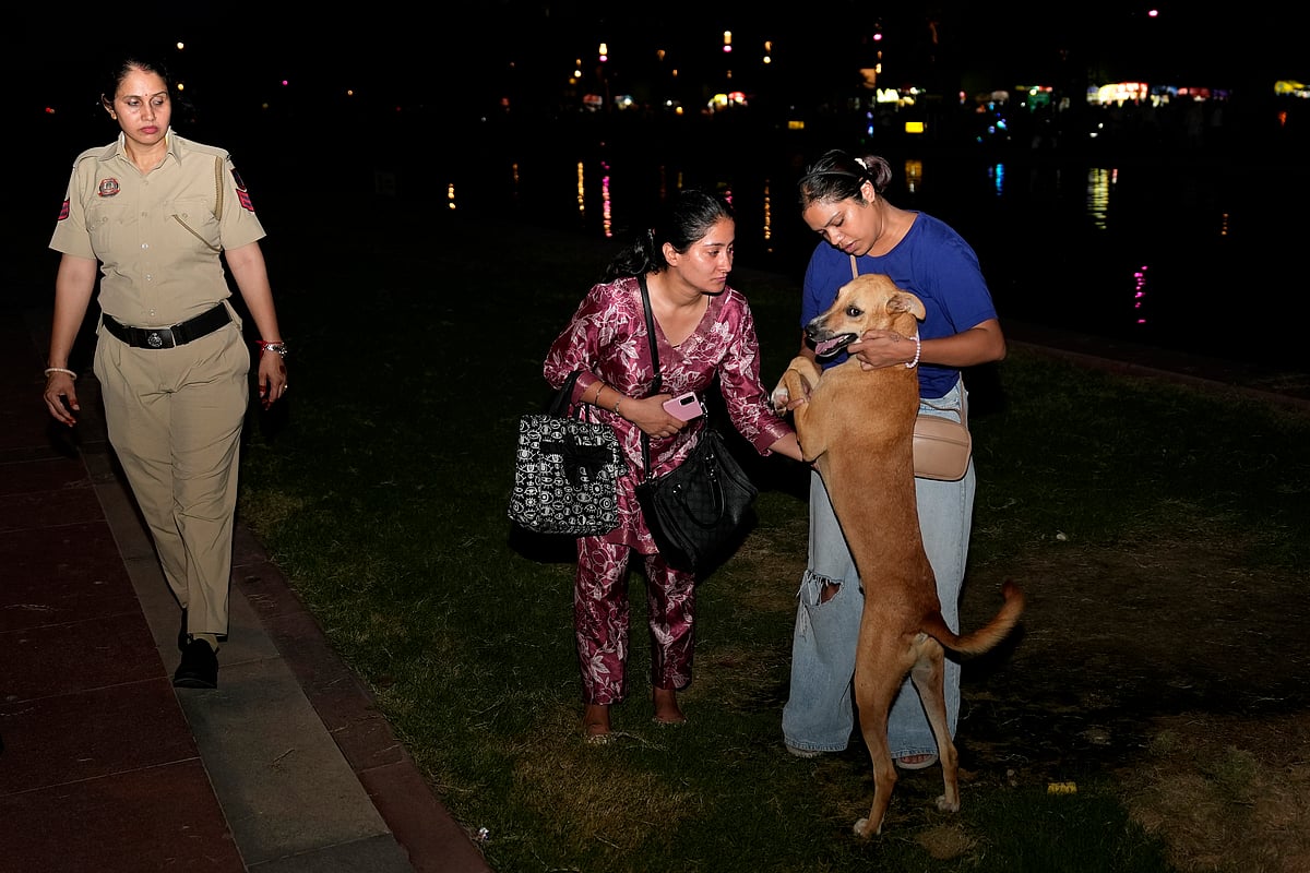SURESH K PANDEY : Delhi Police Detain Dog Lovers At India Gate