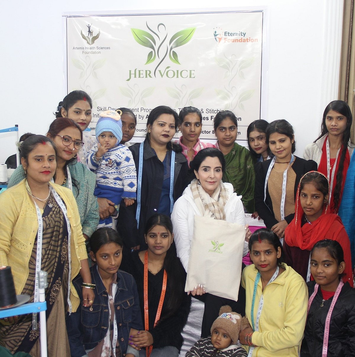 Artemis Health Sciences Foundation Launches ‘Her Voice’ Skill Development Programme On Tailoring & Stitching