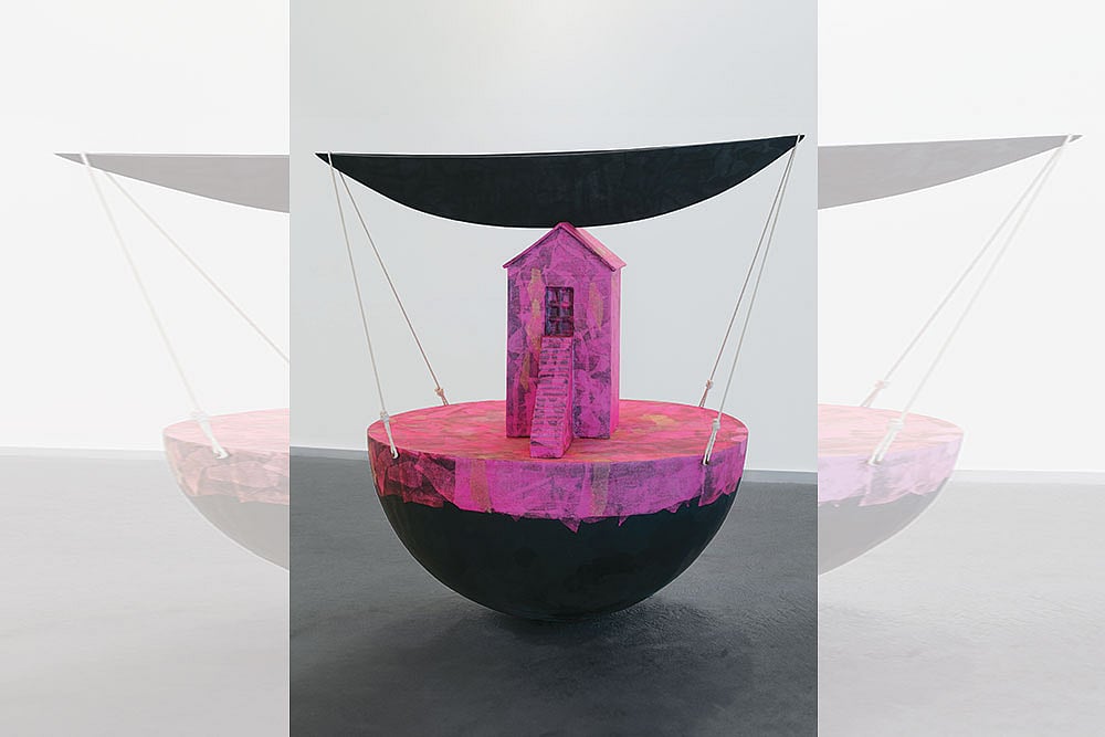 | Courtesy: Gallery ske  : At Rest Untitled artwork from Sudarshan Shetty’s Paper Moon series