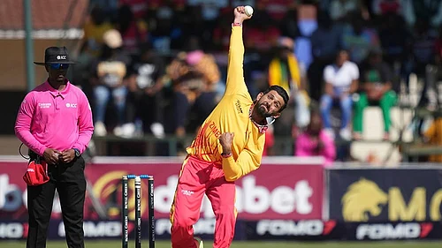 | Photo: AP/Tsvangirayi Mukwazhi : Zimbabwe captain Sikandar Raza