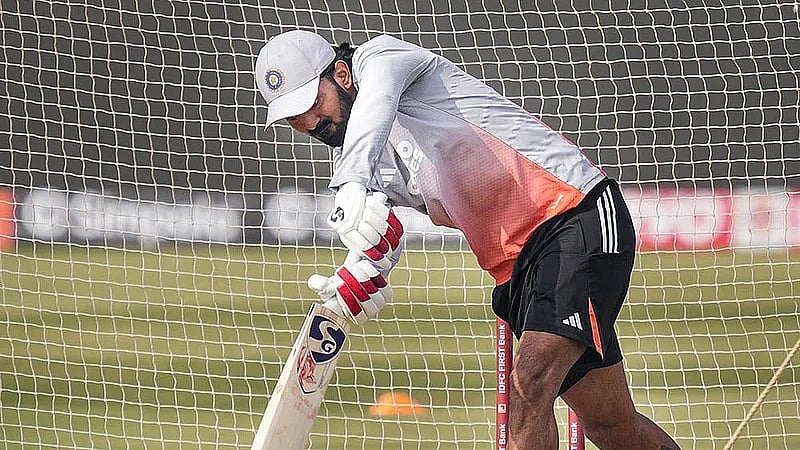 Photo: PTI : KL Rahul could make his way into the Karnataka middle-order for the Vijay Hazare Trophy game against Tripura. 