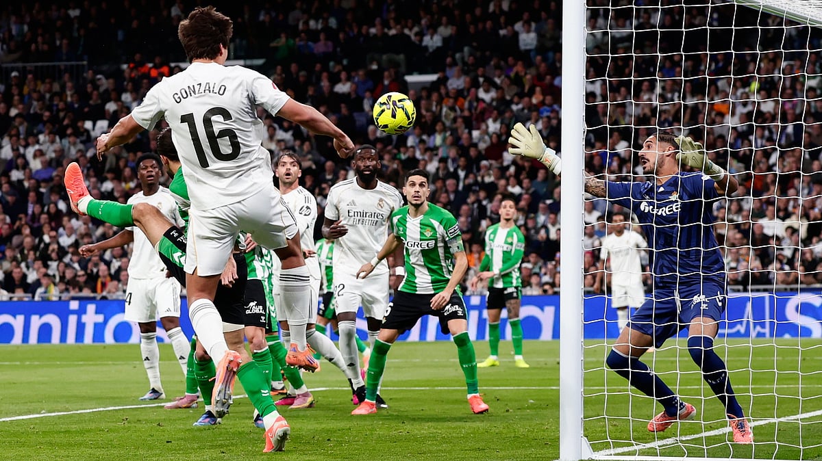 AP/Pablo Garcia : Real Madrid are up against Real Betis in the La Liga 2025-26 fixture.