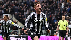 Opta : Harvey Barnes celebrates his goal winner against Leeds United