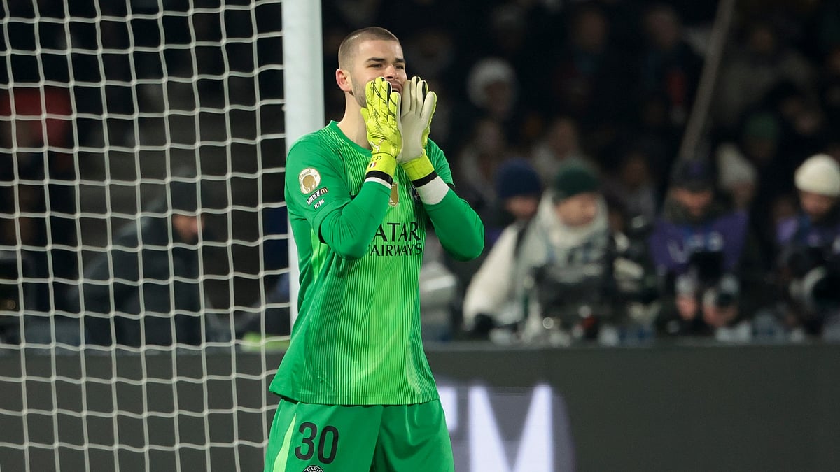 Paris Saint-Germain goalkeper Lucas Chevalier
