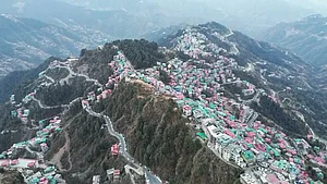 IMAGO/ANI : Shimla Aerial View