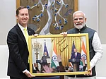 Sergio Gor with Modi
