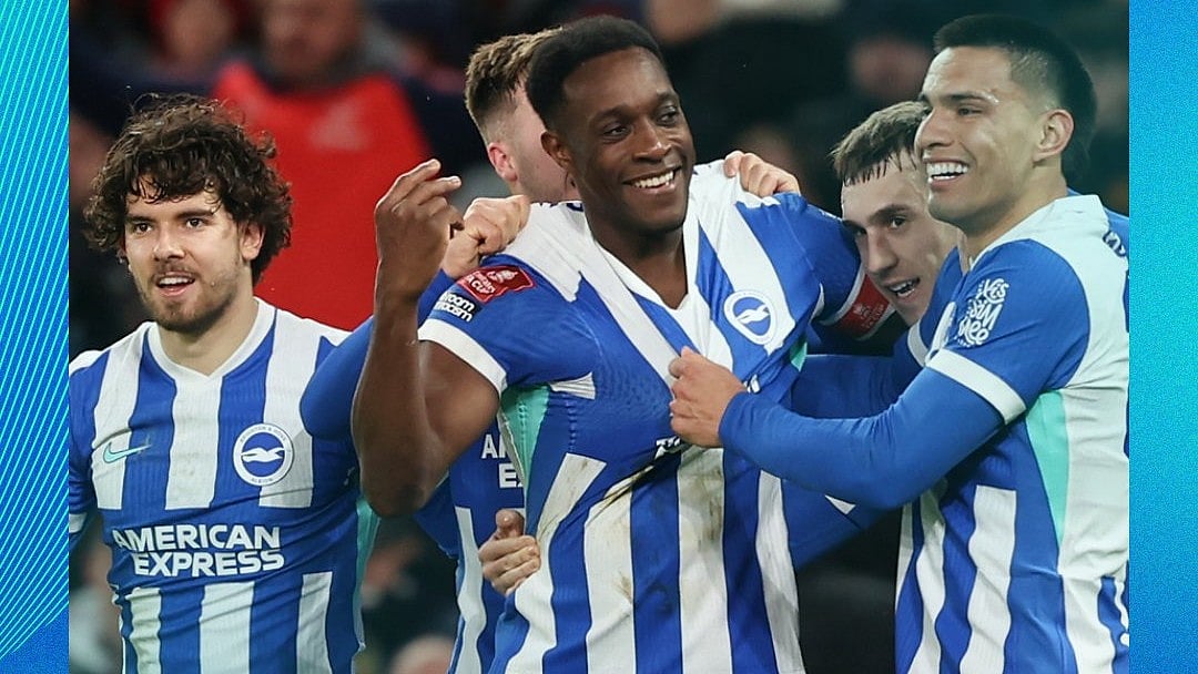 X/Brighton And Hove Albion : Brighton enter round 4 of the FA Cup thumping Manchester United by 2-1 at Old Trafford on Sunday, January 11, 2026.