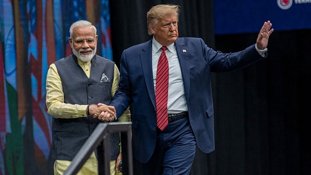 Photo: Getty Images : Modi and Trump Trade talks | Representational