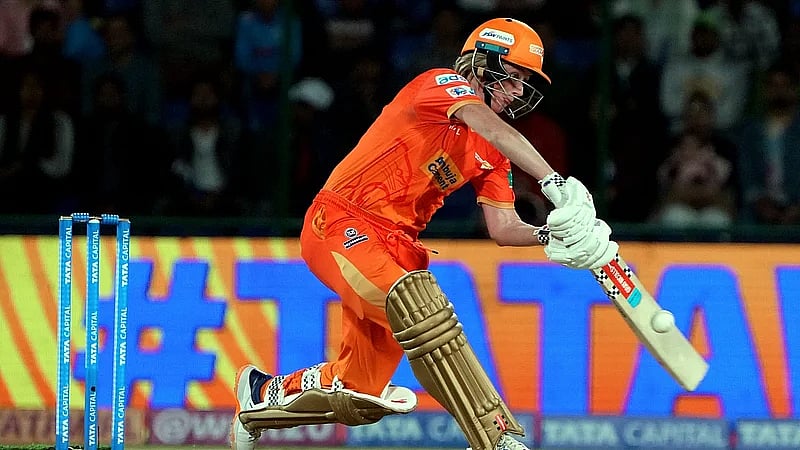 Photo: File/PTI : Gujarat Giants Beth Mooney plays a shot during their Womens Premier League match against Mumbai Indians.