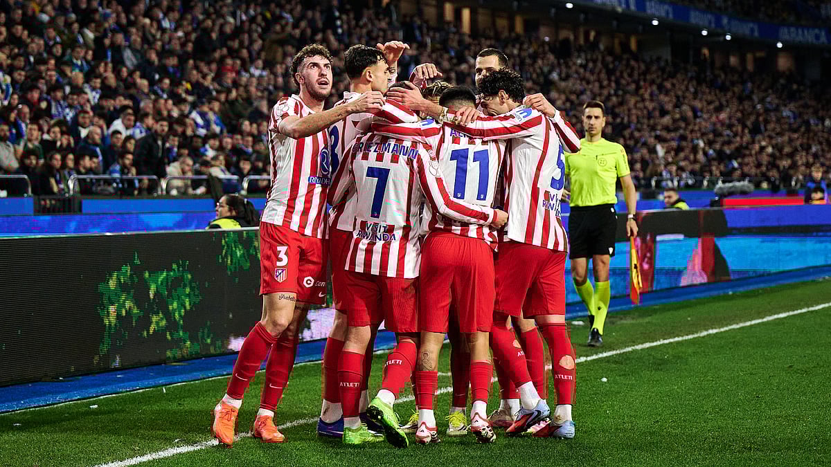 Atletico Madrid in action in the Copa del Rey
