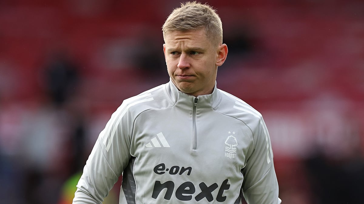 Oleksandr Zinchenko is on loan at Nottingham Forest from Arsenal.