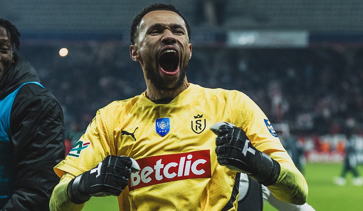 | Photo: X/StadeDeReims : Flie photo of Senegal goalkeeper Yehvann Diouf.