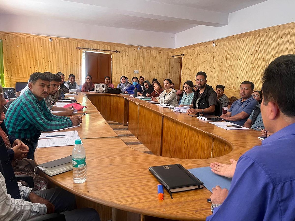 Facebook / Department of Information & Public Relations, Leh, Ladakh
 : A meeting regarding the Table Top Exercise of Special Intensive Revision (SIR) was chaired today by the AERO at the conference  hall of BDO office, Khaltsi.
The exercise was convened to review the preparedness and ensure smooth implementation of the upcoming revision activities under the Election Commission guidelines. 