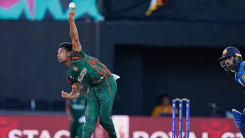File/AP : Kolkata Knight Riders released left-arm seamer Mustafizur Rahman on the Board of Control for Cricket in Indias directive.