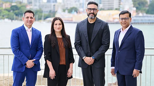 Special Arrangement : ETPL owners and co-owner including Abhishek Bachchan (second from left).
