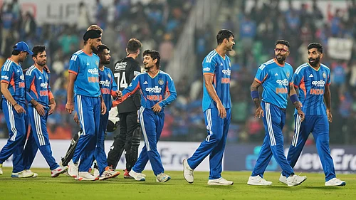 | Photo: AP/Mahesh Kumar A. : India vs New Zealand 3rd T20I Match Live Cricket Score, IND vs NZ Match Highlights Guwahati.