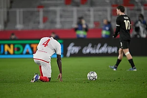 | Photo: AP/Philippe Magoni : Monaco's Jordan Teze, left, reacts after the Champions League opening phase soccer match between Monaco and Juventus in Monaco.