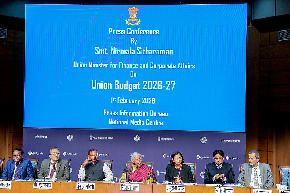 | Photo: PTI/Ravi Choudhary : Gujarat Opposition Slams Union Budget as Hollow, Anti-Poor