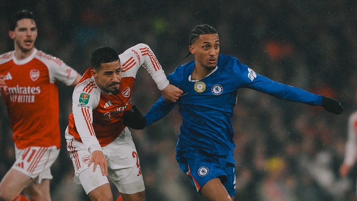 X/Chelsea : Arsenal beat Chelsea by 1-0 in the 2nd leg of the EFL Cup 2025-26 at the Emirates Stadium in London to reach the final.