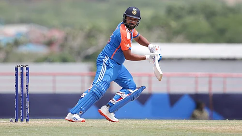BCCI/X : Rohit Sharma in action at ICC T20 World Cup 2024.