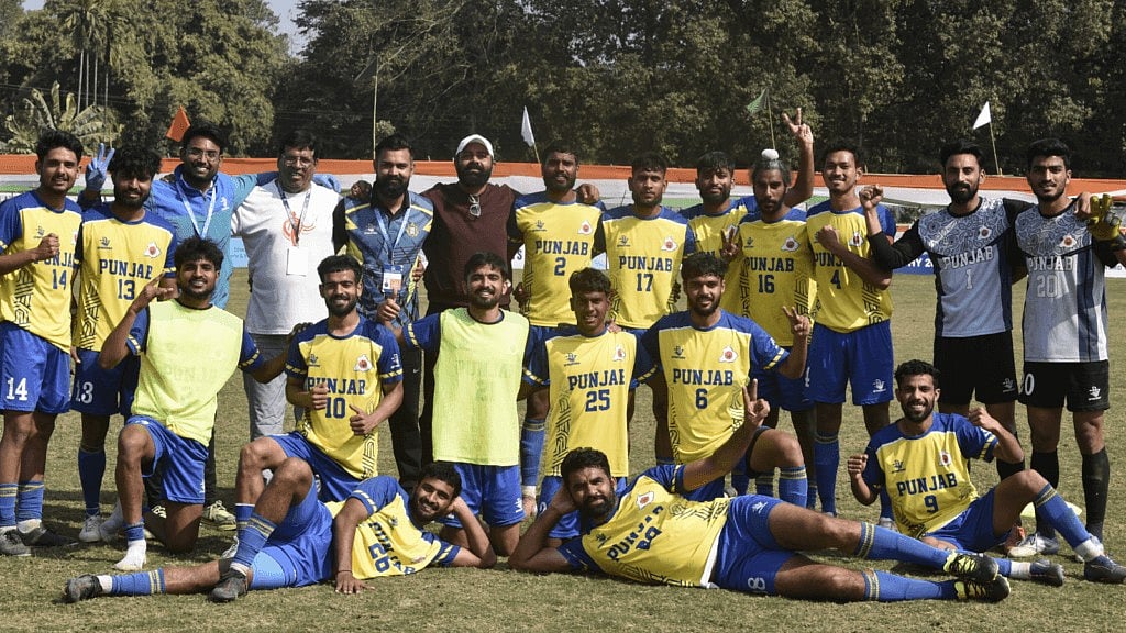 AIFF : Punjab players during Santosh Trophy 2025-26