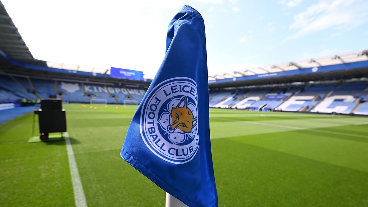 | Photo: File : File photo of Leicester City corner flag.