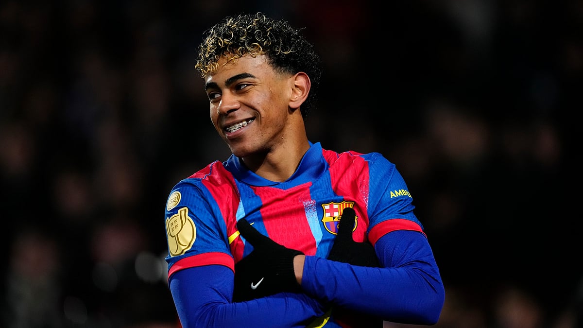 Barcelona's Lamine Yamal