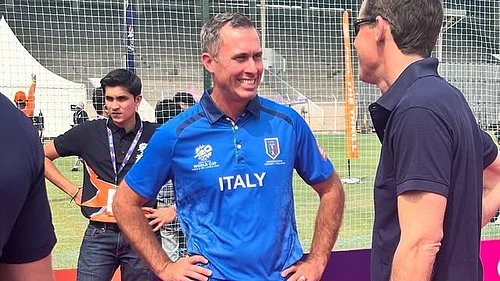 | Photo: Instagram/cricket.italy : File photo of Italy captain Wayne Madsen.