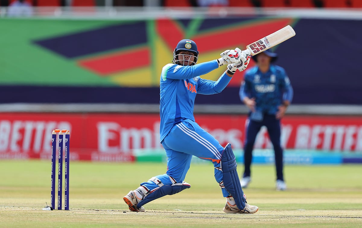 | Photo: X/BCCI : India U19s Vaibhav Sooryavanshi in action during hte ICC Under-19 Cricket World Cup match against England U19 on February 6, 2026.