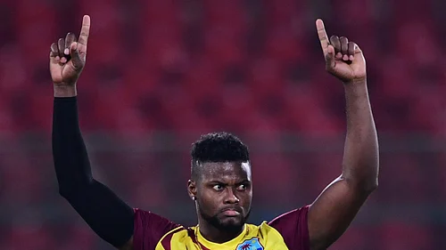 windiescricket/X : Romario Shepherd scalped a hat-trick against Scotland in the ICC T20 World Cup 026.