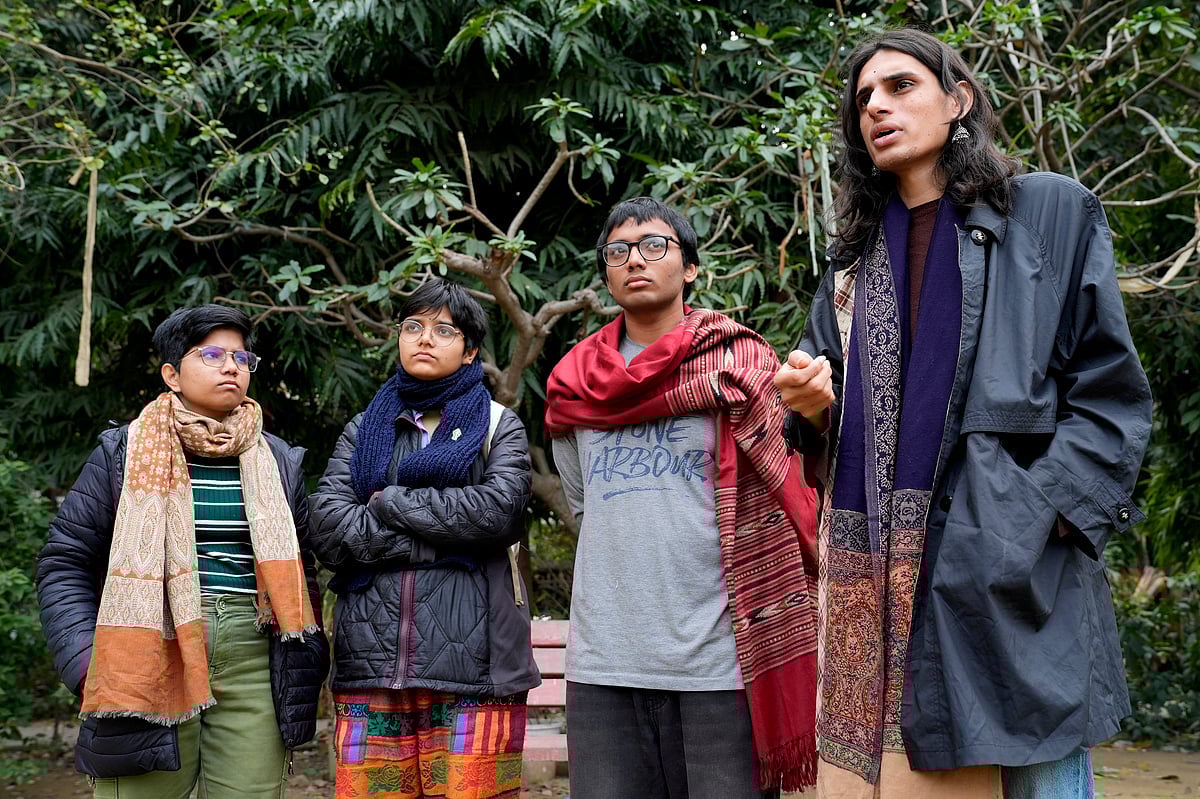 SURESH K PANDEY : (L-R) Kajal, Vageesha, Aahan and Kranti 