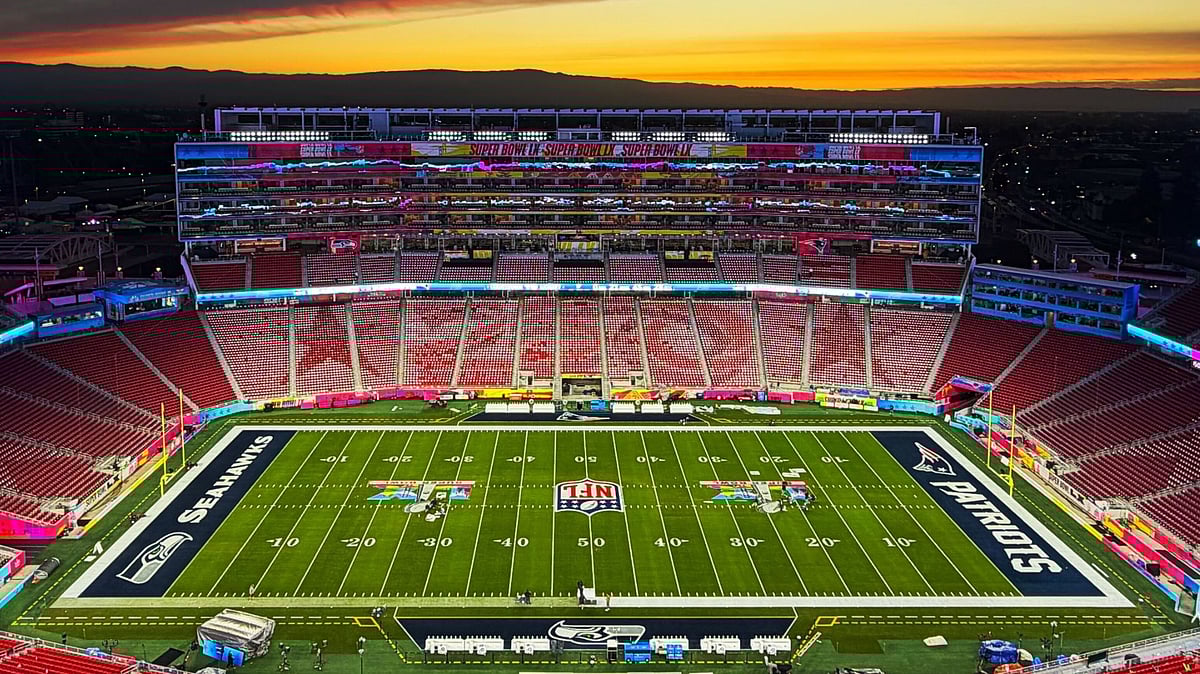 @NFL/X : Levis Stadium in Santa Clara, California will host the NFL Super Bowl LX 2026. 