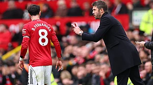 Opta : Man United captain Bruno Fernandes and interim head coach Michael Carrick